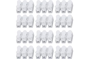 DR. WATCH CH2 CH3 Quick Connector, Enhance Your LED Strip Light Setup- No Welding Quick Connector, Cable Clamp Terminal Block, Screw Terminal Barrier Block for LED Strip Light (12Pcs - CH3)