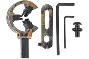 FOXCUP Broco Pfeilauflage für Recurvebogen, Universal-Tarnung Bürste Pfeilauflage Kompositbogen Recurve Bogen TP812 (Camo)