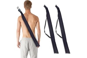 AMIJOUX 2PCS Sword Carrying Cover, Chinese Kung Fu Sword Storage Case, Large Size Martial Arts Weapons Bag for Samurai Cosplay Costume Halloween Party