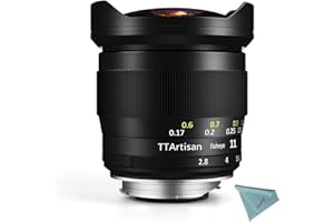 TTARTISAN 11mm F2.8 Obiettivo per fotocamera full fame ultra wide fisheye con messa a fuoco manuale per Nikon Z Mount