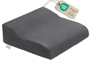 Bodyprotect Aufstehhilfe Sitzerhöhung 40 x 40 x 13 cm, Anti-Rutsch, festes Sitzkissen, Ökotex 100, Waschbar, grau, Made in EU, grau