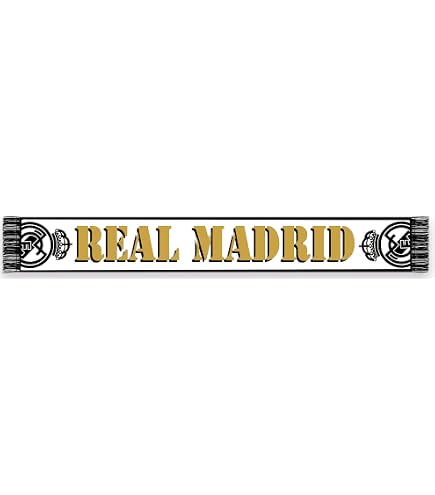 CYPBRANDS Real Madrid Peluche Ours avec écharpe Produit officiel Real