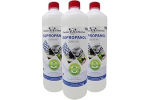 PANDACLEANER® Isopropanol/Alcohol de limpieza – 3000 ml – Líquido de limpieza para el hogar, artesanía e industria – Con dispositivo dosificador