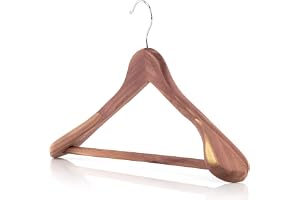 Hangerworld 10 cederträ klädhängare 45 cm med breda axlar