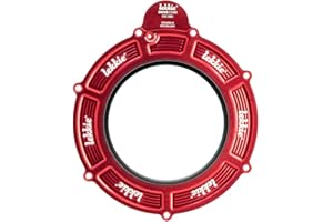 windmeile | Lekkie Drive Cover, copertura motore, per Bafang BBS01 e BBS02, Nero/Argento/Rosso/Slick, Bicicletta, E-Bike, Pedelec