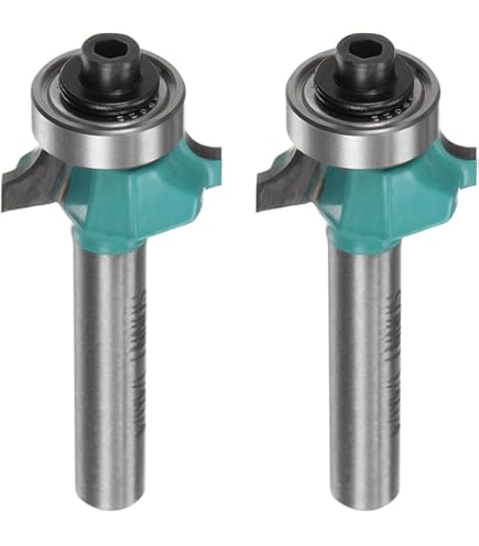 TOOLDO 4-Piece Roundover Router Bit Set - 1/4" Shank For Smooth Rounded Edges (1/8" To 5/16" Radii) 9 thumbnail image