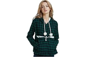 JAXICH Sale Clearance Womens Pet Pouch Hoodies Dog Cat Holder Carrier Long Sleeve Sweatshirt Big Kangaroo Pocket Pullover Cat Puppy Holder Big Pouch Top for Small Animals Gray Unisex Valentine Gifts for Him