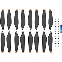 HeiyRC Lot De 8 Hélices à Faible Bruit Pour Drone DJI Mavic Pro/Mavic Pro Platinum, Accessoires De Rechange Pliables à Dégagement Rapide, 4 CCW + 4 CW