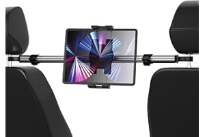 Soporte Tablet Reposacabezas Coche Extensible, Oilcan Soporte Central Tablet Coche Entre Asientos, Sujeta Asiento Trasero Automóvil para iPad Pro Air Mini, Galaxy, Switch, iPhone (4-12.9")