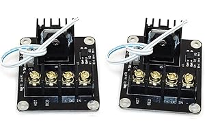 HiLetgo 2pcs 3D Printer Heat Bed Mosfet Heat Bed Power Module 3D Printer Expansion Board MOS Tube High Current Load Module