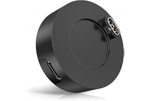 Oumida Adapter do zegarka Garmin, kabel do ładowania USBC i stacja ładująca typu C do Garmin Fenix, Forerunner, Venu, Approach, Vivoactive (czarny)