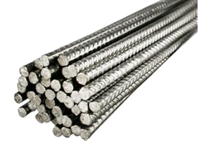 Fuchs Design 10 pièce acier à béton Inoxripp côtelé 1 m Longueur 6 mm Diamètre