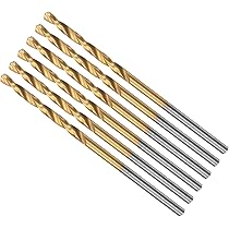 Punta Da Trapano Elicoidale 7mm - Rivestita Titanio E Nitruro, Per Acciaio, Alluminio, Legno - Foto 11