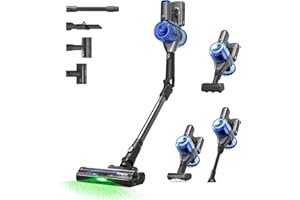 Tineco Odkurzacz bezprzewodowy Pure One S70, mocne ssanie 200 AW, ulepszony system czyszczenia 3DSense Pro, inteligentny system czyszczenia, ulepszone komórki kieszonkowe