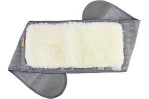 FAXIANTHER Afinder - Fascia lombare in cashmere, termica, spessa, morbida, avvolgente, per la protezione del corpo, per addome, schiena e reni, unisex