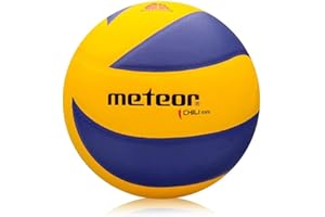 ‎METEOR Piłka siatkowa meteor NEX piłki do siatkówki rozmiar 5 Idealna dla dzieci nastolatków kobiet mężczyzn Miękka doskonała dla początkujących zaawansowanych Wykonana z Micro PU meteor