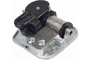 Youtang Sankyo 18 Noten Aufzieh-Mechanismus versilbert Uhrwerk DIY Spieluhr Uhrwerk Melodie Fellalee