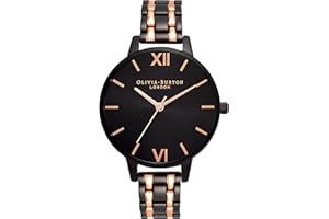 Olivia Burton Analogowy Zegarek Kwarcowy dla Kobiet z Bransoletą ze Stali Nierdzewnej w Kolorze Różowego Złota, OB16EN09