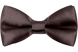 HANERDUN Pajaritas Noble para Niños Pajaritas Ajustables para Bebés, Cumpleaños, Bodas, Foto, Pre-corbata - Brillada con Aire de Seda
