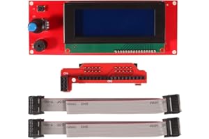 Dealikee 2004 LCD Graphic Smart Display Controller Board mit Adapter mit Kabel für 3D Drucker RAMPS 1.4 RepRap Mega RepRap Pololu Shield