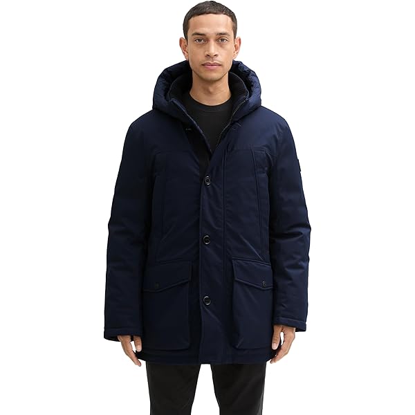 Kapuze Soliver Winterjacke Herren Steppjacke Damen Herren