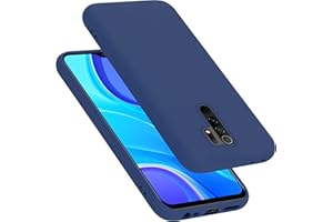 Cadorabo Funda de Silicona Compatible con Xiaomi RedMi 9, Funda Protectora de Cuerpo Completo para RedMi 9- Resistente a arañazos y Golpes Fina Funda de TPU - Liquid Azul