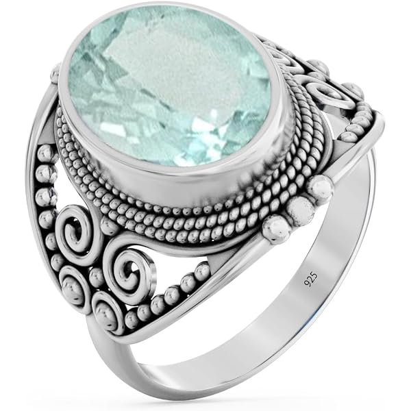 BySilverStone Indian Chief Sterling Silver Ring - Blue Lapis Lazuli Gemstone, Handmade Native American Design