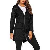 SotRong lichtgewicht regenjas voor dames, opvouwbaar windjack, winddicht actief outdoorjack, waterdicht regenbestendig lang met capuchon trenchcoats poncho voor wandelen camping, Donkergroen, M SotRong lichtgewicht regenjas voor dames, opvouwbaar windjack, winddicht actief outdoorjack, waterdicht regenbestendig lang met capuchon trenchcoats poncho voor wandelen camping, Donkergroen, M