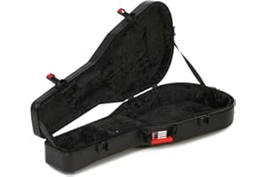 Gator Cases geformtes Flight Case für akustische Dreadnought-Gitarren mit TSA-zugelassenem Verschluss (GTSA-GTRDREAD)