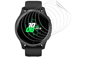 BEUKEI Pellicola Protettiva Compatibile con Garmin Venu/Venu 2, 6 Pezzi Soft TPU Film, Anti-Scratch, Alta Definizione, Senza Bolle,Protezione Schermo TPU per Garmin Venu/Venu 2