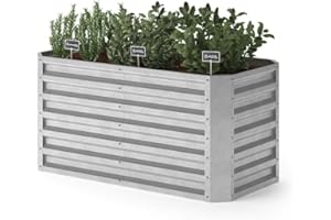 OK-Living Lit surélevé, Argent, 120x60cm