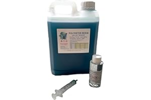 Swindon Composite Supplies : Fibreglass Resin Polyester Value - GRP, Roofing, Ponds, Laminating (2.5, Kilograms)