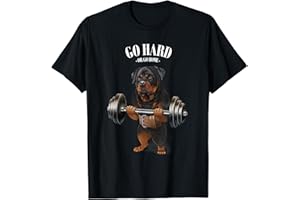 FOX REPUBLIC DESIGN Rottweiler Haltérophilie pour chien T-Shirt