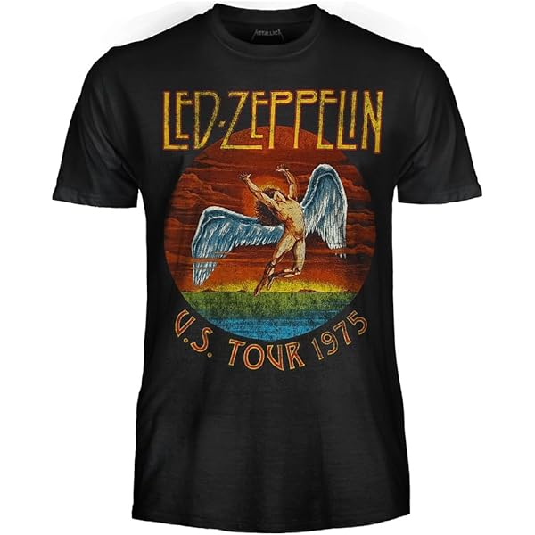 Led Zeppelin Usa 1977 ufficiale Uomo maglietta unisex