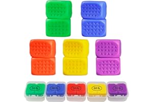 TUXEPOC Jawline Exerciser Chew for Woman & Men,5 Resistance Levels (10pcs),Suitable for all levels of exercise users