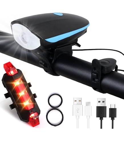 Led Fahrrad Beleuchtung Set "CFL30" Batteriebetrieb 30Lux