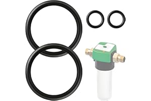 Ancable 4 Stück Ersatz-Dichtungssatz Kompatibel mit Grünbeck Filter FS 1", FS 2" und FSD 1 1/4" - 2", 4 O-Ringe Dichtungen (2 große + 2 kleine)