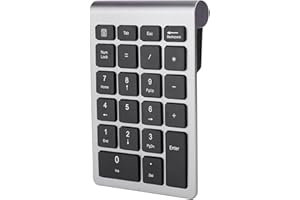 BONKZEBU Pavé Numérique pour Ordinateur Portable pave numerique sans fil eclaire pavé Numérique à Vitesse de Rebond Rapide et à Faible Délai clavier numérique Structure Pavés numériques