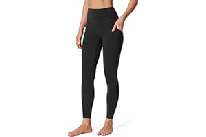 IUGA Buttery Soft Leggings for Women High Waisted Gym Leggings with Pockets No Front Seam Yoga Pants for Running Workout