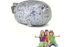 XcnPer Seal Pillow, Plush Seal Teddy Stuffed Animal, Soft Seals Plush Toy for Kids, Teens, and Adults, 20 cm/7.87 in, Ideal for Bedroom, Living Room, Office, Travel, and Kids' Activities