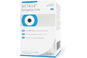 Actase OmegaEye Daily (Formerly Optase Omega Vision) - High DHA Omega-3 Eye Care Supplement to Help Maintain Healthy Vision - 60 Softgels