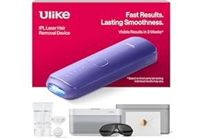 Ulike Air 3 Deluxe IPL Hair Removal Set – Laser Hair Removal Device with Long-Lasting, Nearly Painless Results, 3 Modes, Full-Body Use, Includes UV Steriliser and Aloe Vera Gel for Sensitive Skin