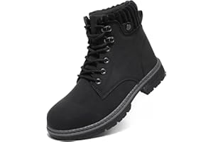 VTASQ Stivali Donna Inverno Scarpe da Neve Impermeabili Stivaletti Pelliccia Stringate Outdoor Stivali da Trekking Caldi Snow Boots GR.37-42