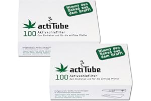 actiTube filtr z węglem aktywnym, opakowanie 2 x 100 szt.