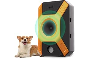 COODAY Anti abbaiare cane, dispositivo anti abbaiare cane ad ultrasuoni a 3 modalità, custodia anti abbaiamento cane, allenamento di cani grandi e piccoli in esterno e interno