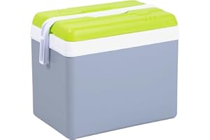 SPETEBO Glacière en plastique - Boîte isotherme d'extérieur avec poignée de transport - Sac isotherme pour camping, pique-nique, festival, jardin