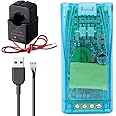 Youmile AC 80-260V 100A PZEM-004T Multimeter Module, Indoor Electric Circuit Testing Device with Split-Core Transformer, Current Transformer, usb cable