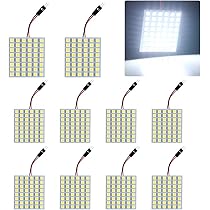 Kit 6 Luci LED Per Auto - Pannelli 48 SMD, 12V, Per Luce Interna, Bagagliaio, Porte, Adattatori Inclusi - Foto 8