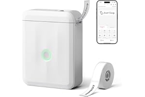 NIIMBOT D110 Mini etiquetadora con Etiquetas, Impresora de Etiquetas Bluetooth, aplicación versátil con más de 60 Caracteres y más de 1000 Iconos, para organizar el hogar, la Cocina, la Escuela y la