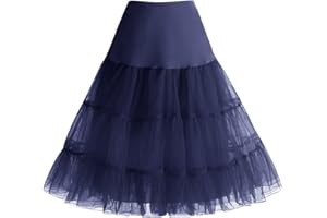 Homrain Spódnica w stylu vintage, 1950, halka, w stylu retro, spódniczka krynoline, do rockabilly, odświętna spódnica damska